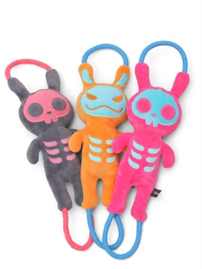 Petpetronixqmonster Skeleton Pals Rope/Tug Toy for Dogs - Plush & Cartoon Universal Toy Noise Toys Dogtoys That Last Aggressive Chewer